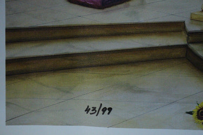 Orlando Quevedo Limited Edition Giclée - The Kiss (Medium) - Size: 29.5" L x 43" W