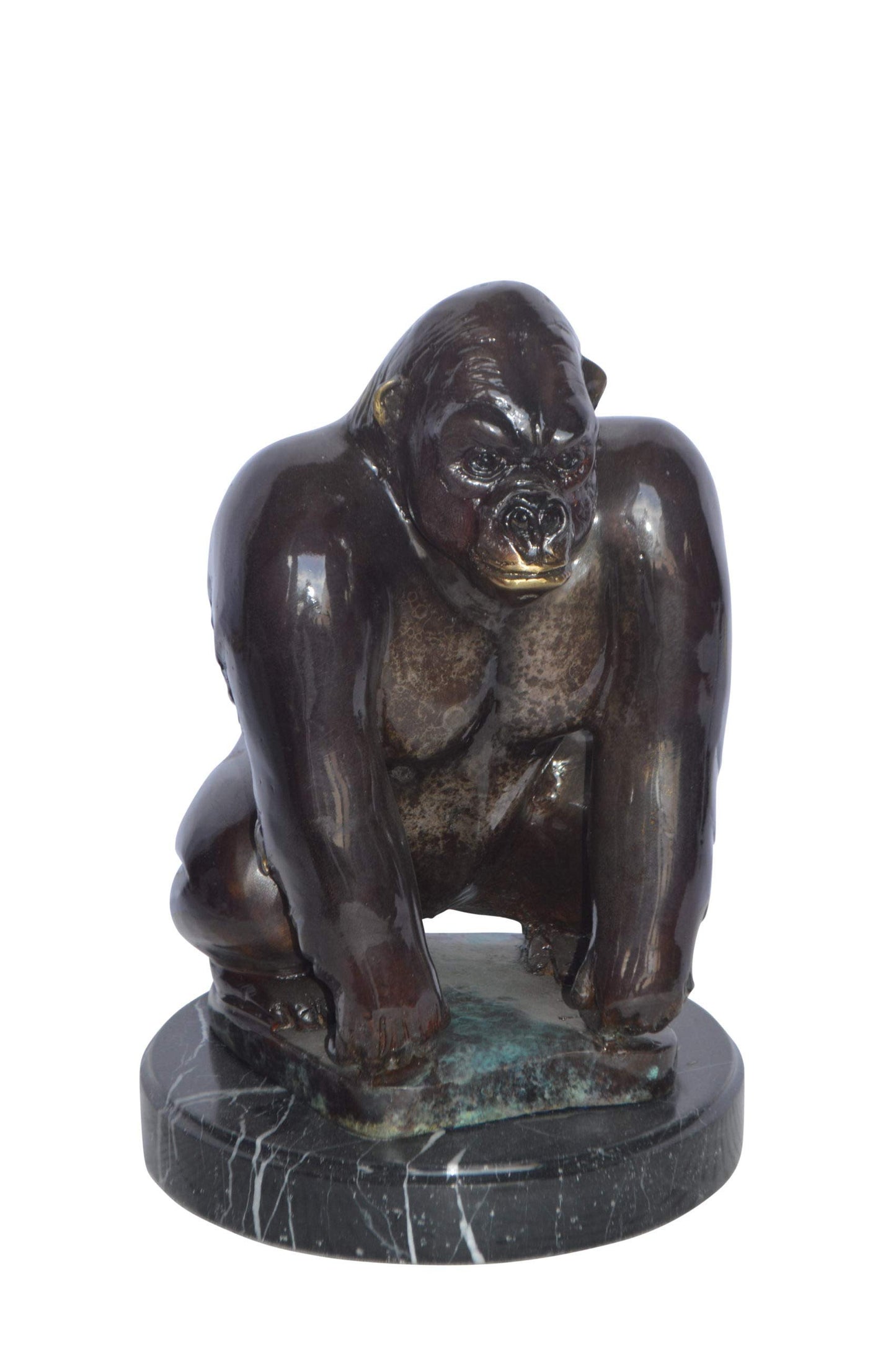 King Kong Bronze Statue - Size: 10"L x 10"W x 15"H.