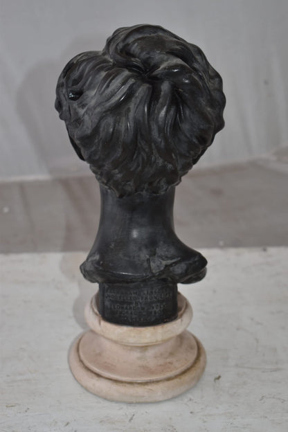 Replica of Abraham Lincoln by Leonardo Volk Plaster Cast Statue  6" x 7" x 13"H