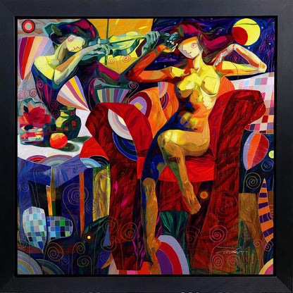 NIFAO Limited Edition Dahlia by Tadeo Zavaleta 36"x36"