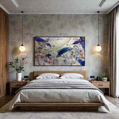 NIFAO Limited Edition Winged Jewels by Mario Luca Art 56"x32"