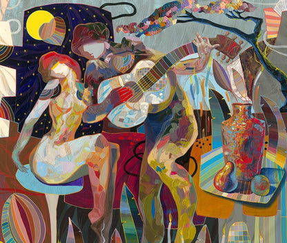 NIFAO Limited Edition Serenata de Medianoche Zavaleta 34"x34"