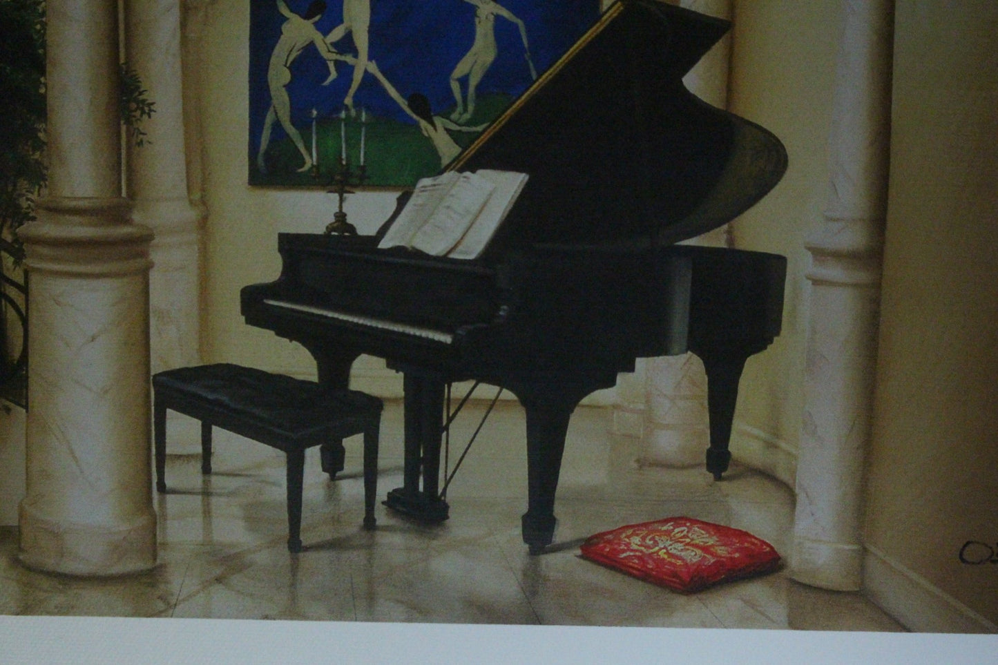 Orlando Quevedo Limited Edition Giclée - in The Mood for Love Size: 21" L x 13.5" W