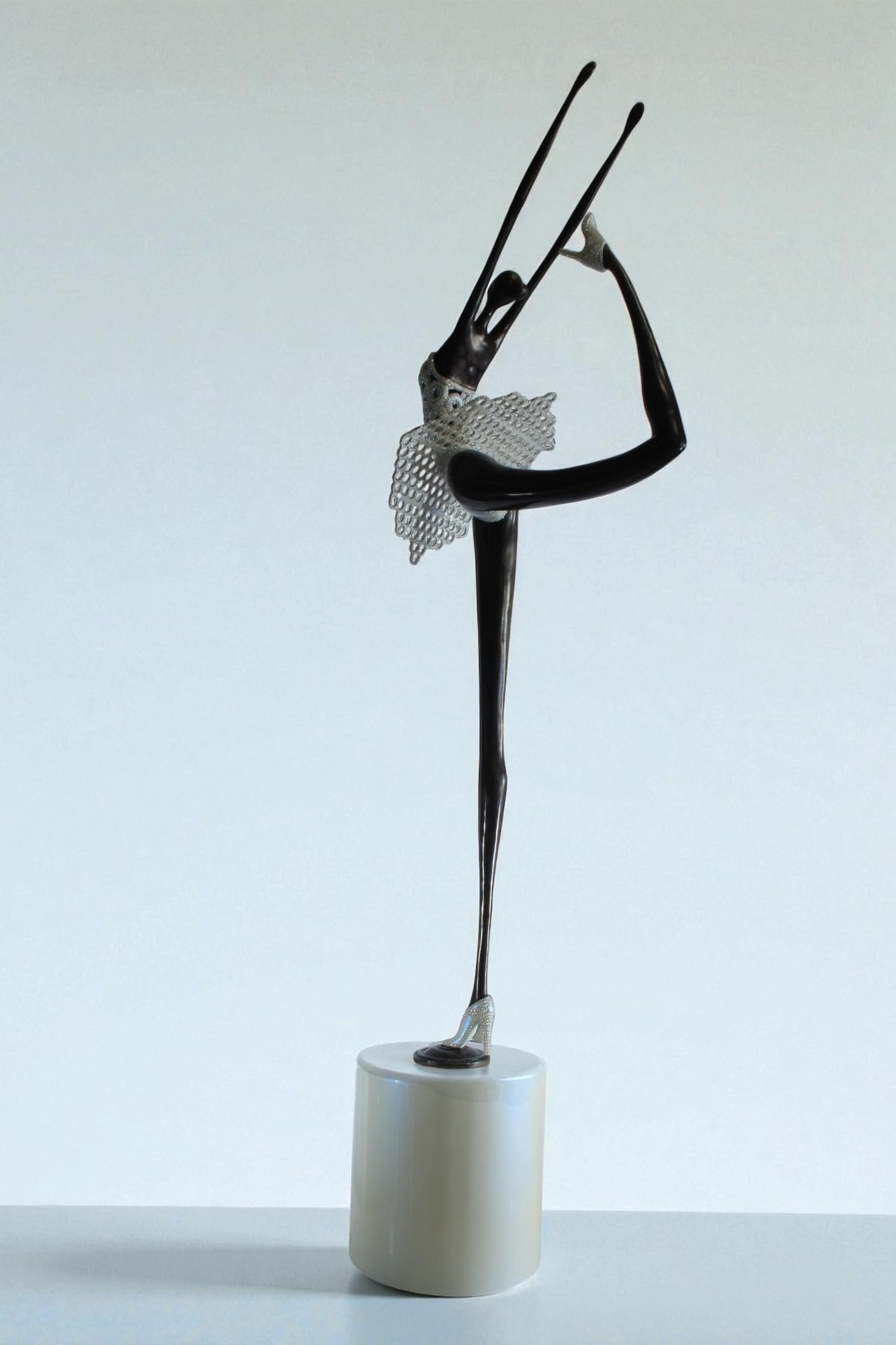 NIFAO Bronze Sculpture Tutu by Liliana Mendez Large Art Statue 24"x14"x72"H