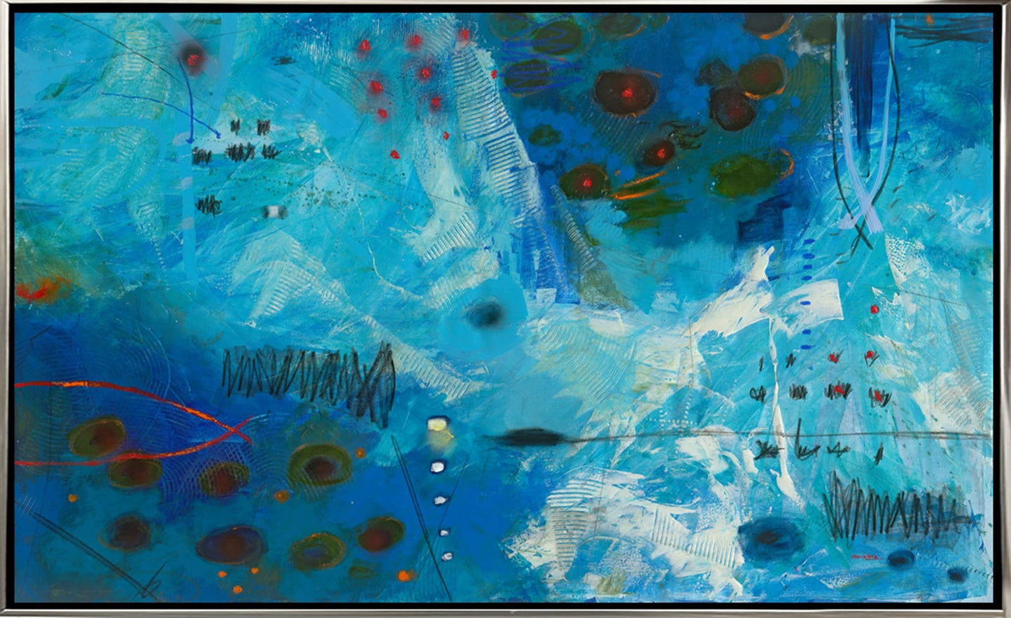 NIFAO Limited Edition Surface View by Mario Luca Art 56"x32"
