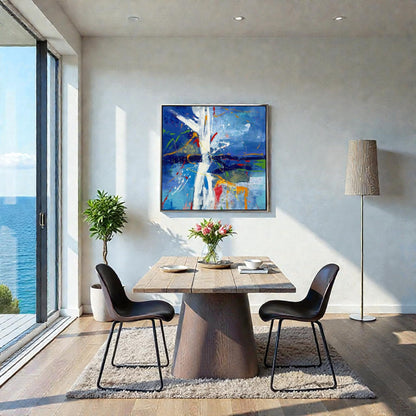 NIFAO Limited Edition First Light by Azarin Abstract 39"x39"