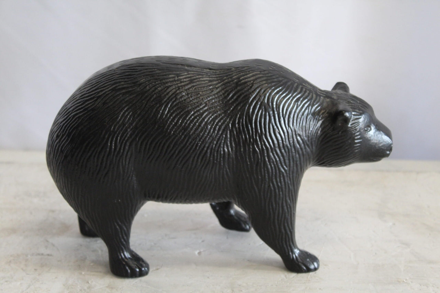 Aluminum Small Bear Sculpture, Majesty for Your Space 11" x 4" x 7"H