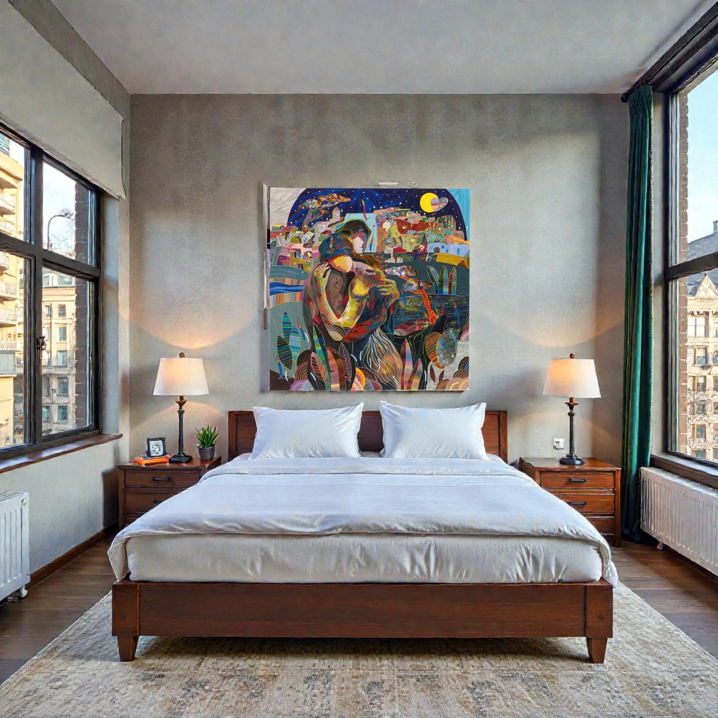 NIFAO Limited Edition Vista Ciudad by Tadeo Zavaleta 32"x32"