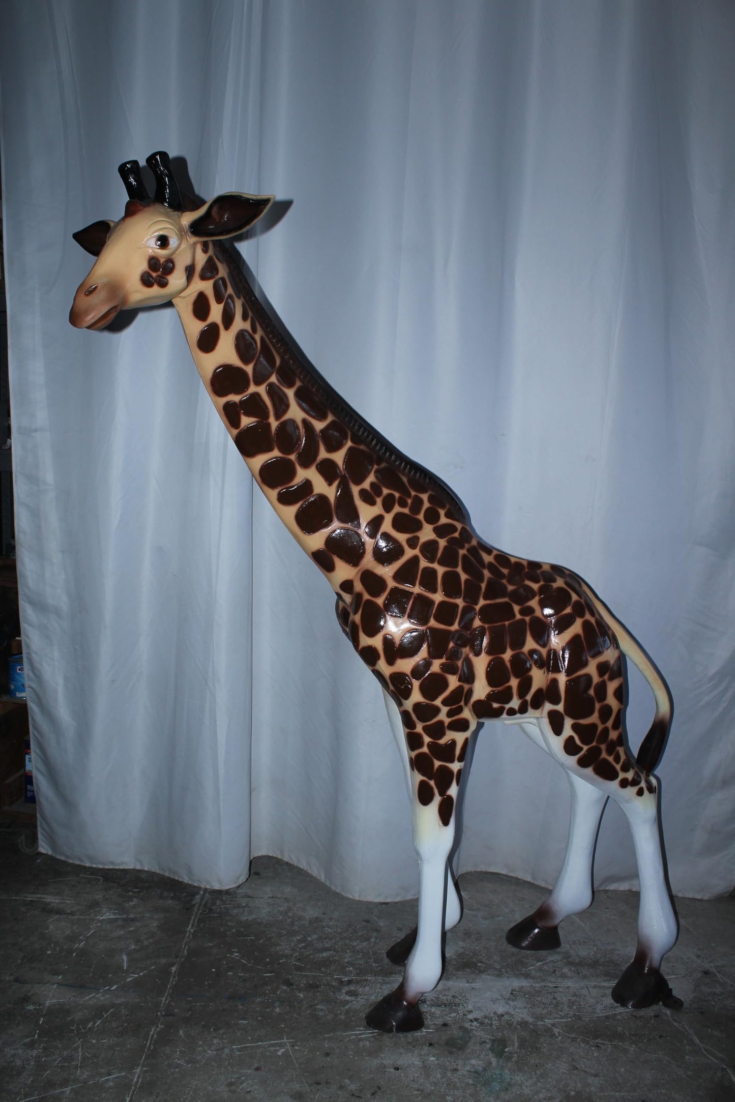Life Size Aluminum Giraffe Sculpture Statue Decor 65"x16"x83"H