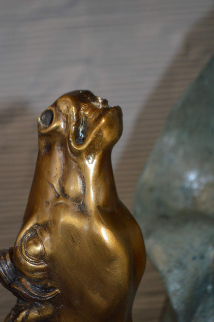 Neptune Fountain W six Horses Bronze Statue -  Size: 38"L x 38"W x 90"H.