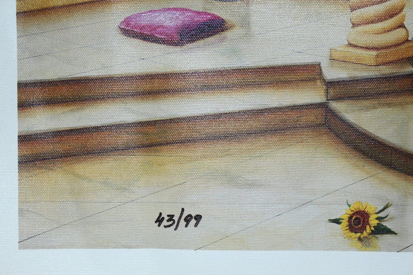 Orlando Quevedo Limited Edition Giclée - The Kiss (Medium) - Size: 29.5" L x 43" W