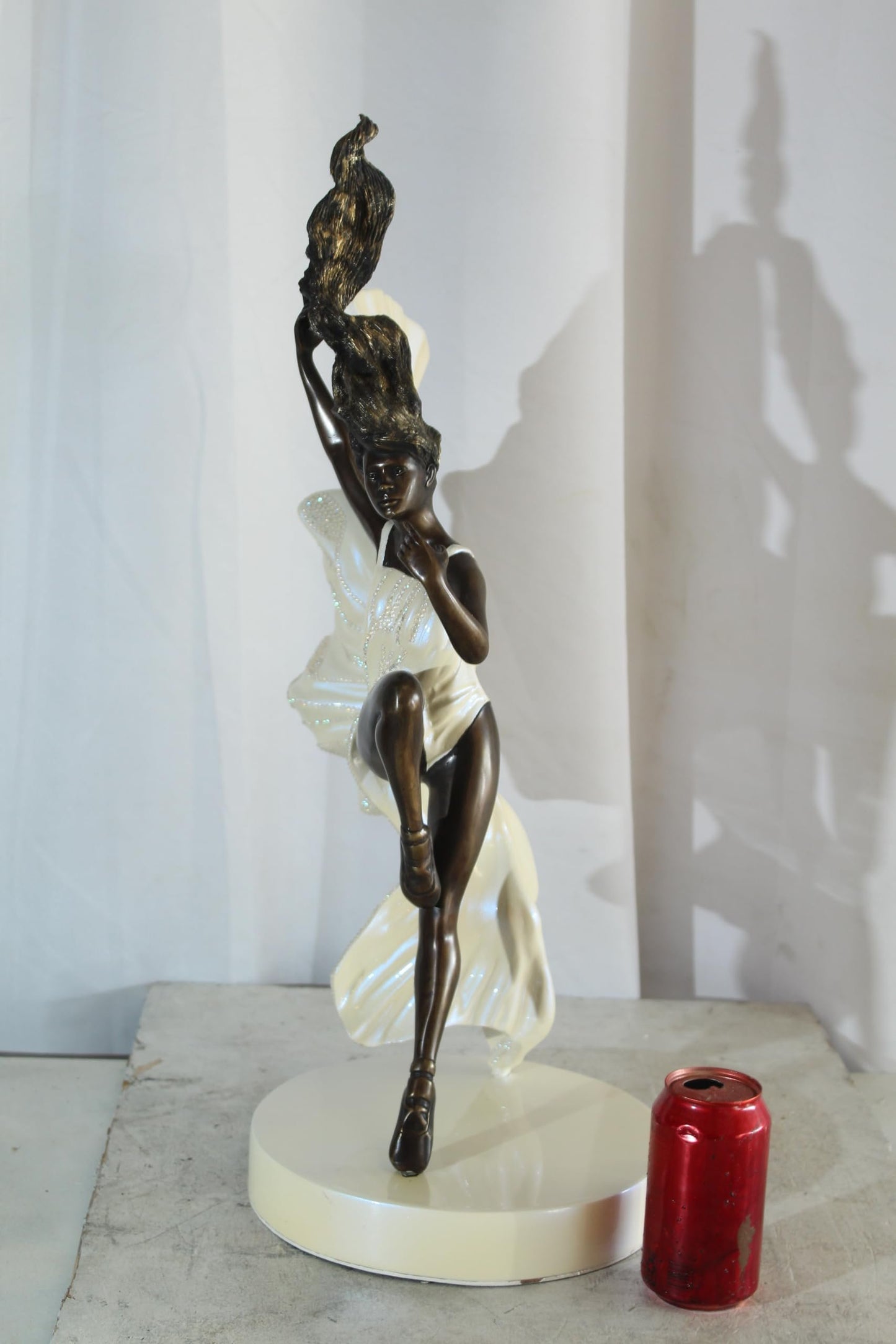NIFAO Bronze Sculpture Suspension by Liliana Mendez Art Statue 13"x10"x25"H