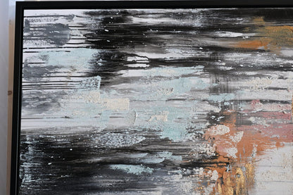 The Unfolding Abstract Canvas Painting Framed Modern Art 41"x61"