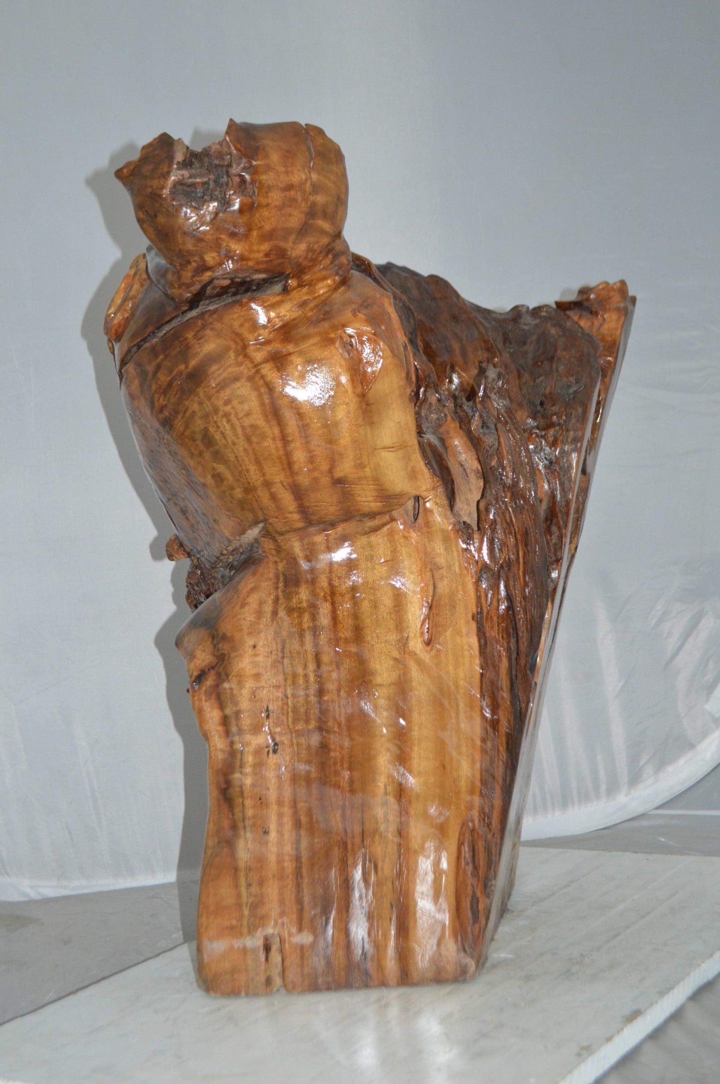 Wood Carved Buddha CC6 -  Size: 26"L x 20"W x 29"H.
