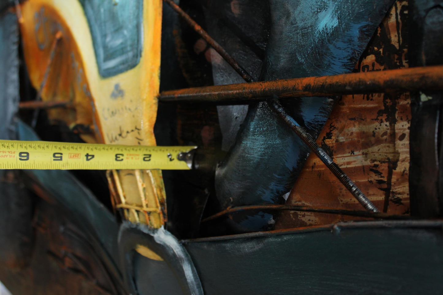 NIFAO Formula One Racing Car Sheet Metal 3D Wall Art Painting 79" x 2" x 40"H