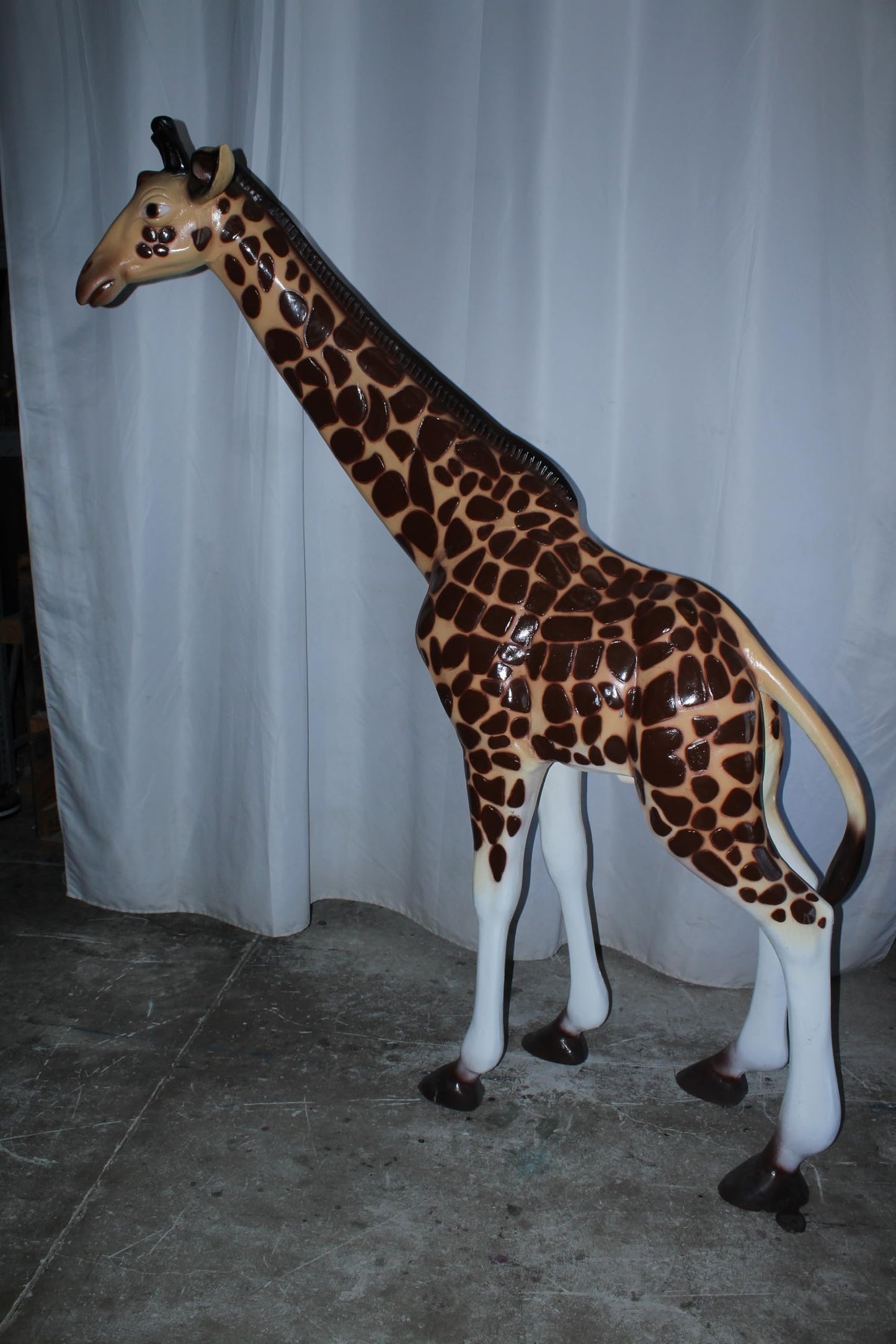 Life Size Aluminum Giraffe Sculpture Statue Decor 65"x16"x83"H