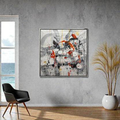 NIFAO Mesmerizing Art Incent Fire by Mario Luca Limited Edition 41"x41"