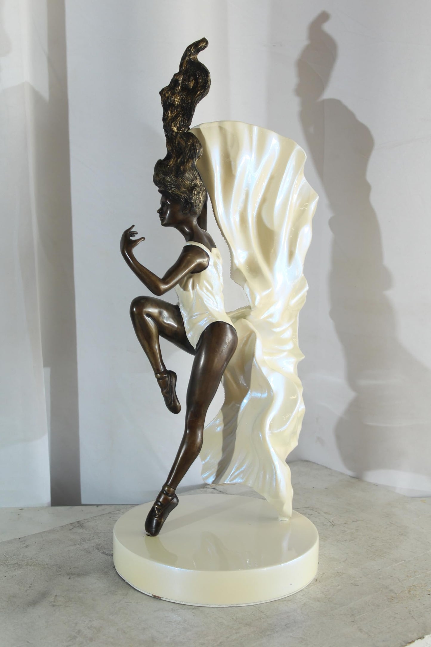 NIFAO Bronze Sculpture Suspension by Liliana Mendez Art Statue 13"x10"x25"H