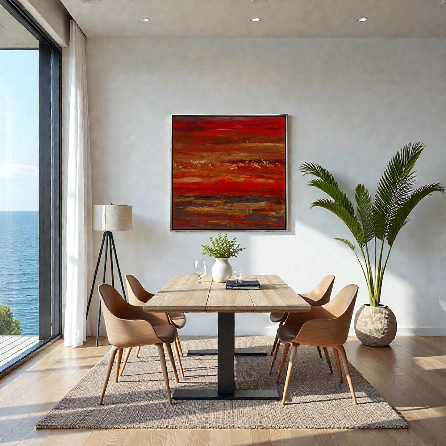 NIFAO Limited Edition Rapsodia by Azarin Abstract Art 39"x39"