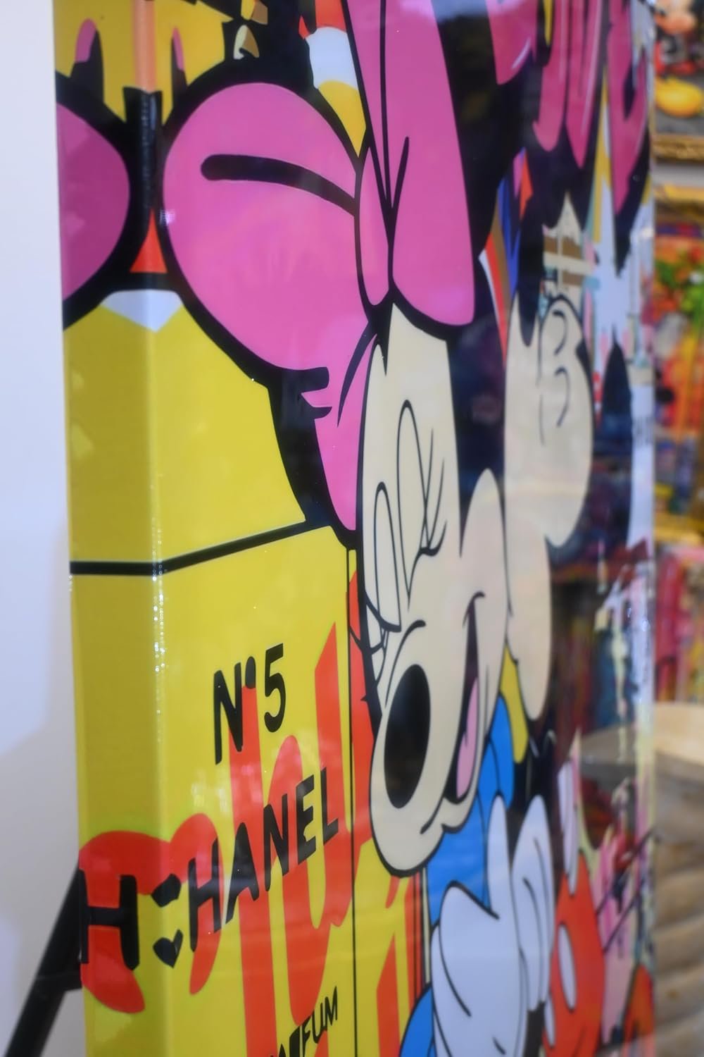 Cartoon Mice Love Pop Art Fashion Canvas 40"x60"