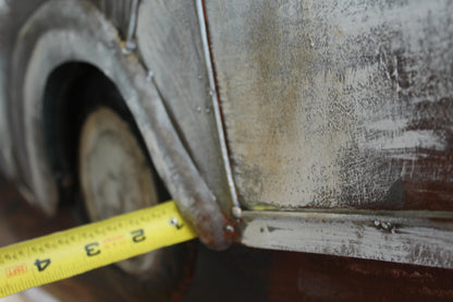 NIFAO Citroen Inspired Classic Van Painting on Metal with 3D Effect 79" x 2" x 40"H