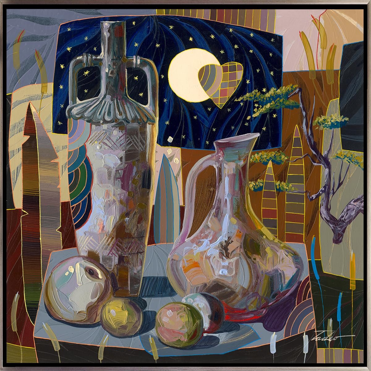NIFAO Limited Edition Bodegon la Jarrones by Zavaleta 34"x34"