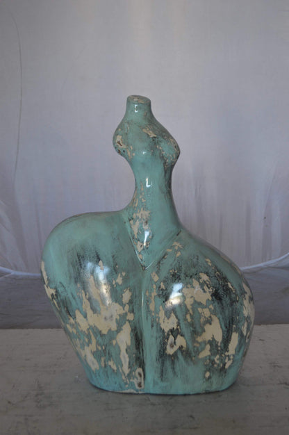 Resin sculpture of a Women body - modern art -  Size: 13"L x 6"W x 20"H.