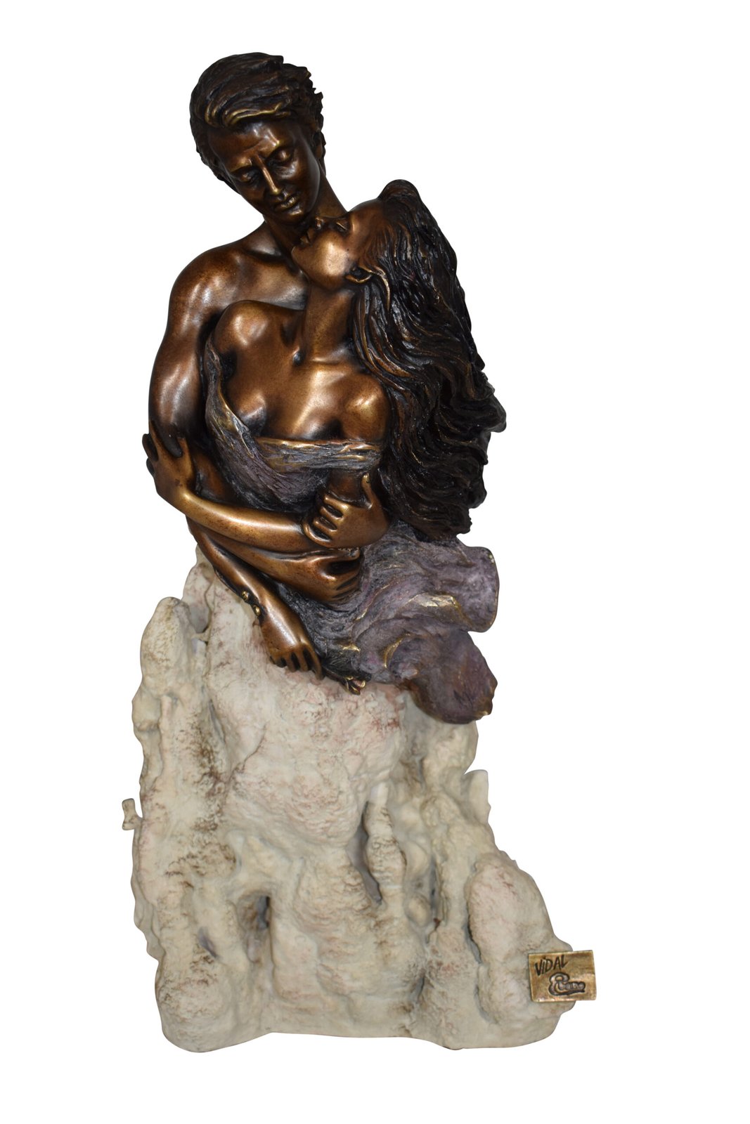 Passion, Bronze Statue from the Vidal Collection – COA included 7" x 10" x 20"H