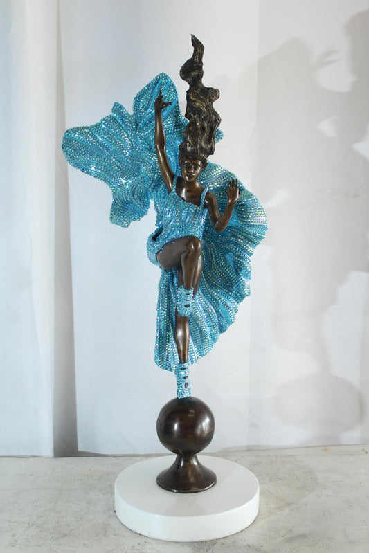 NIFAO Bronze Sculpture Submerge Elegance by Liliana Mendez 14"x9"x31"H