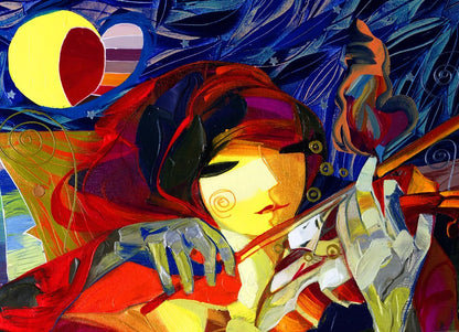 NIFAO Limited Edition Duet by Tadeo Zavaleta Art 54"x28"