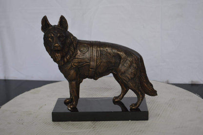 Service Dog standing -  Size: 12"L x 5"W x 12"H.
