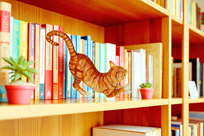 Cat - small Bronze Statue -  Size: 16"L x 6"W x 14"H.