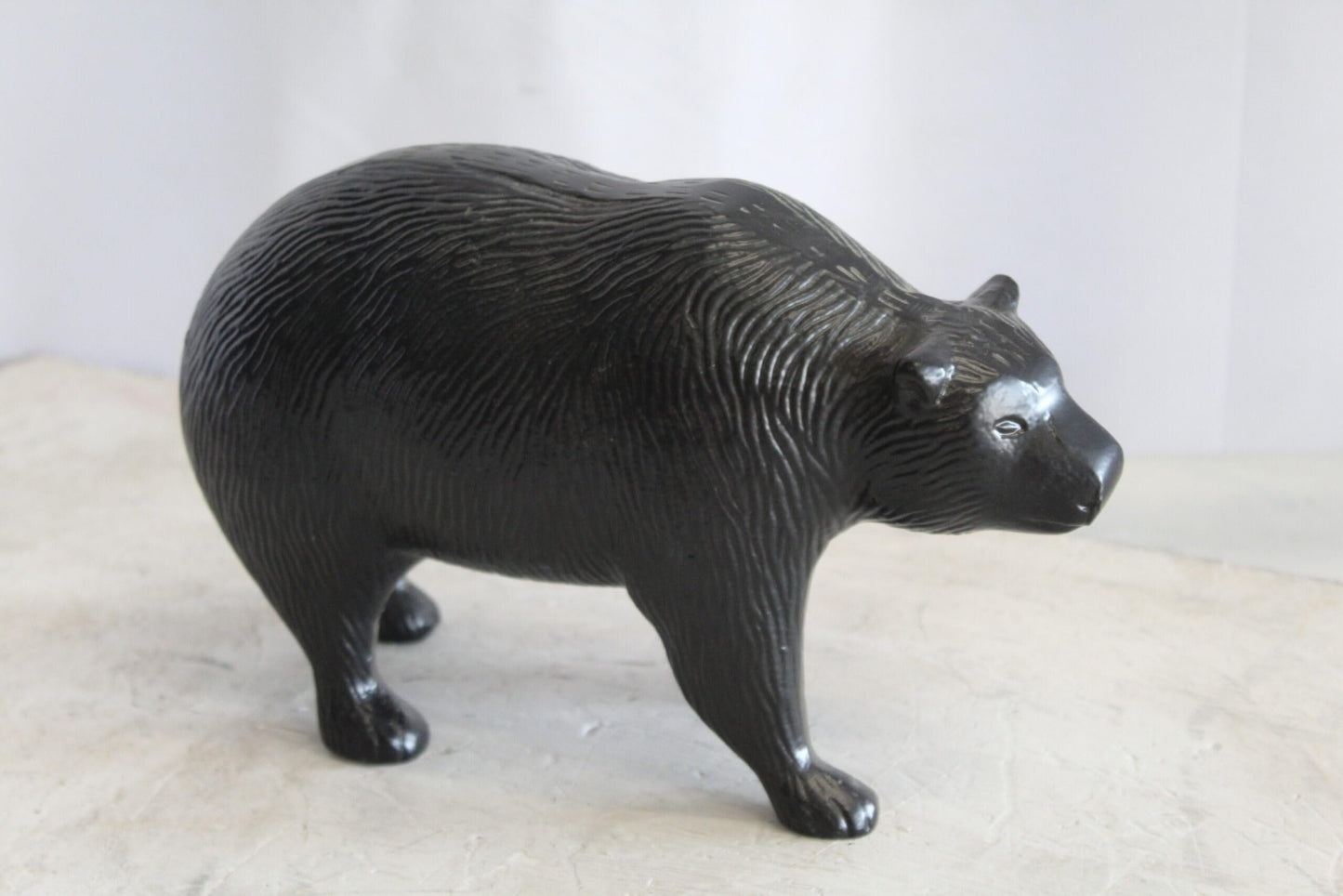 Aluminum Small Bear Sculpture, Majesty for Your Space 11" x 4" x 7"H