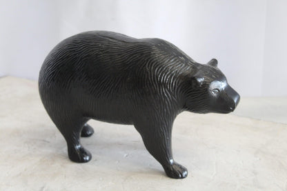 Aluminum Small Bear Sculpture, Majesty for Your Space 11" x 4" x 7"H