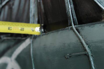 NIFAO Porsche 911 Inspired Classic Green Sports Car Metal Wall Art 79" x 2" x 40"H