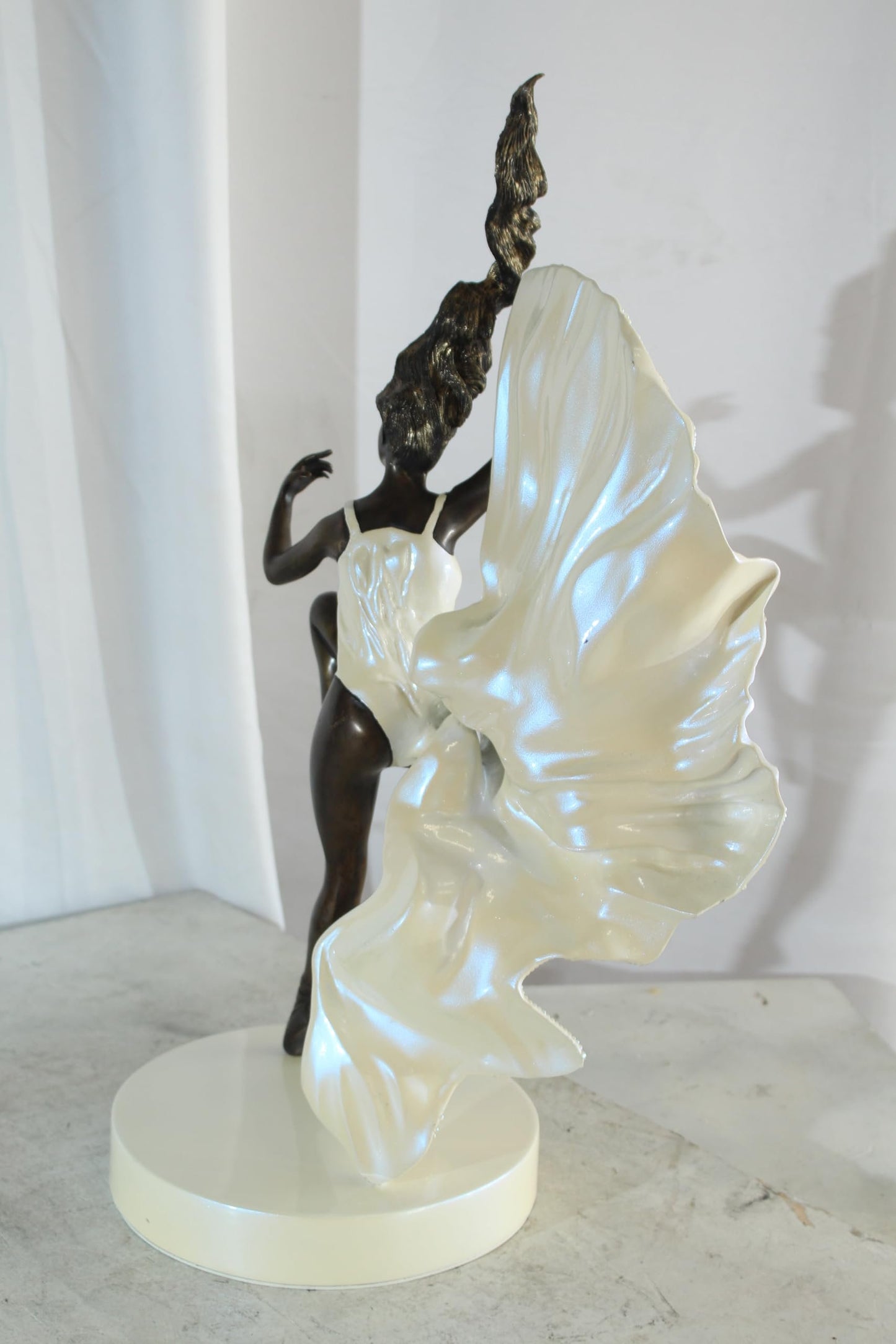 NIFAO Bronze Sculpture Suspension by Liliana Mendez Art Statue 13"x10"x25"H