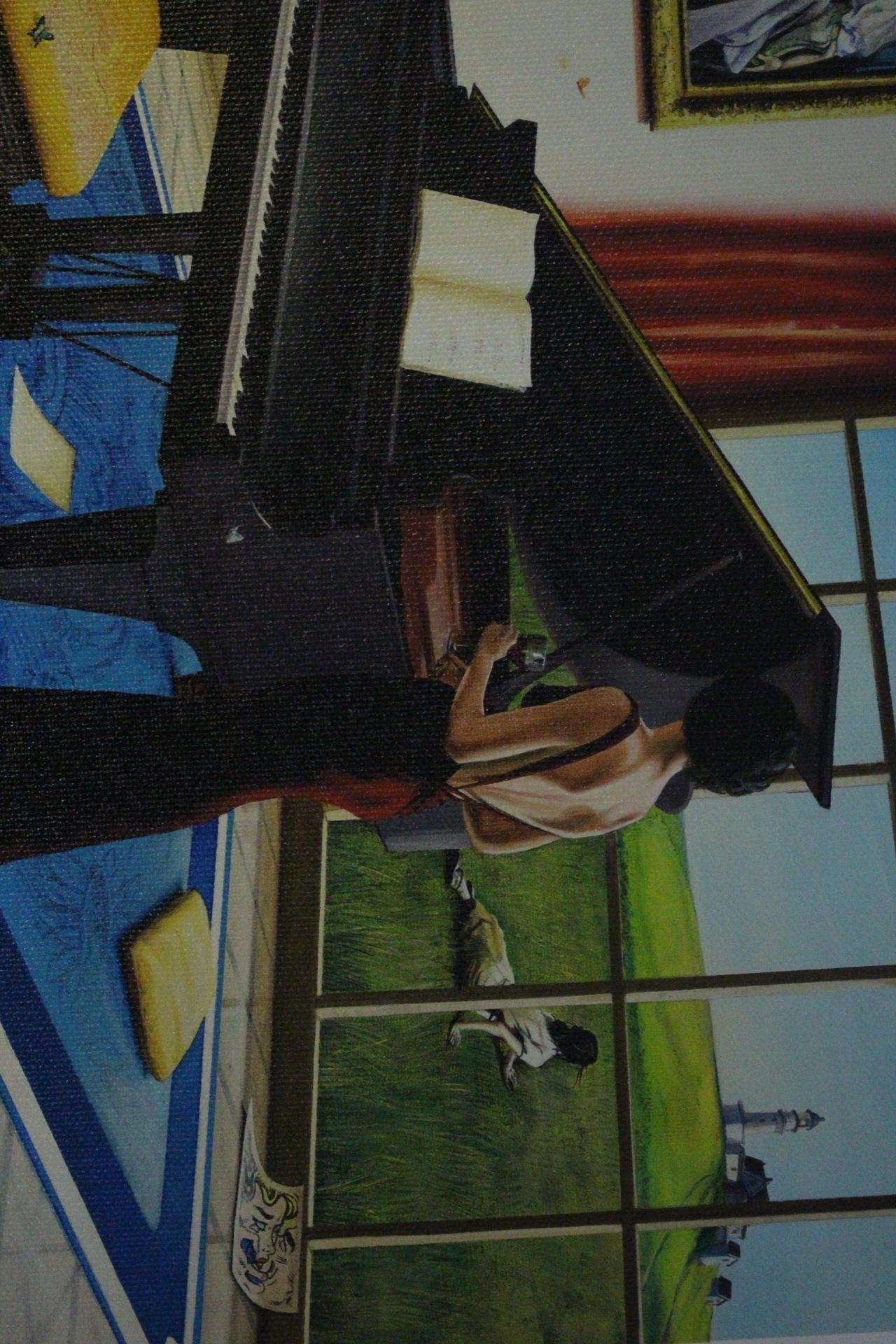 Orlando Quevedo Giclée "Harmony" Painting - Size: 21"L x 13.5"W