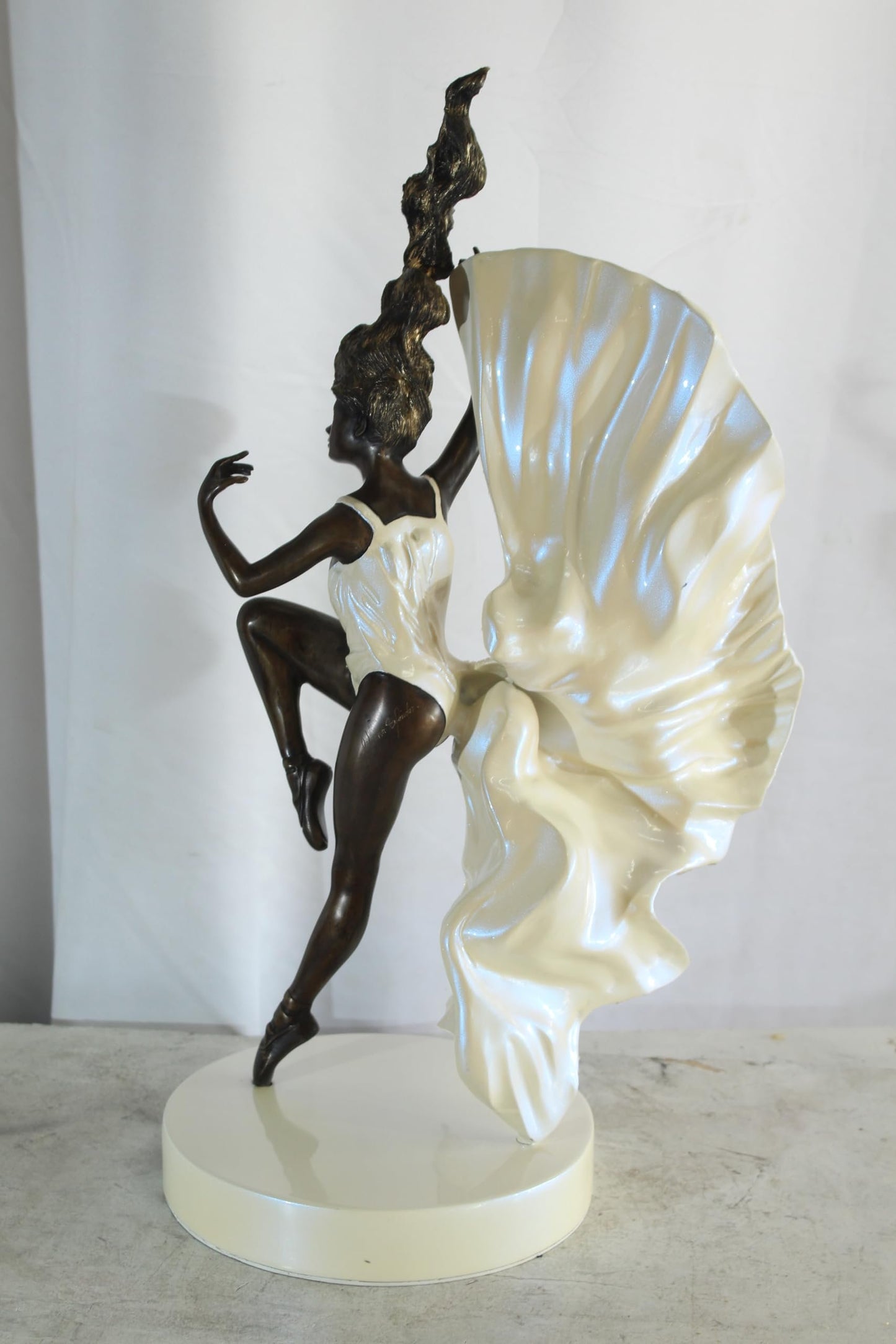 NIFAO Bronze Sculpture Suspension by Liliana Mendez Art Statue 13"x10"x25"H