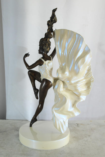 NIFAO Bronze Sculpture Suspension by Liliana Mendez Art Statue 13"x10"x25"H