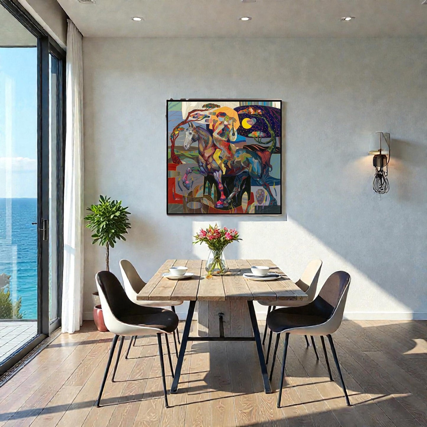 Limited Edition Before Night Falls by Zavaleta 32"x32"