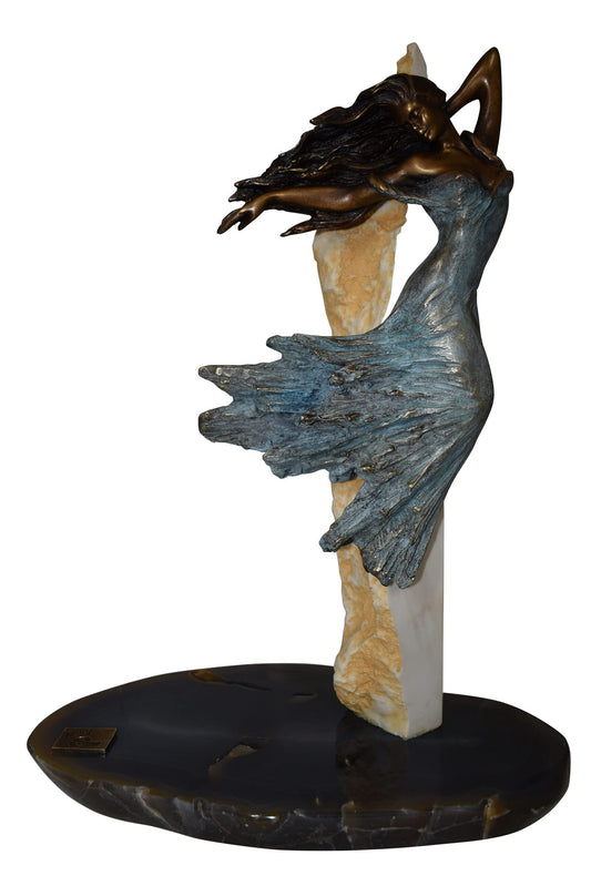 Evolution, Bronze Statue from the Vidal Collection, COA included 8" x 14" x 17"H