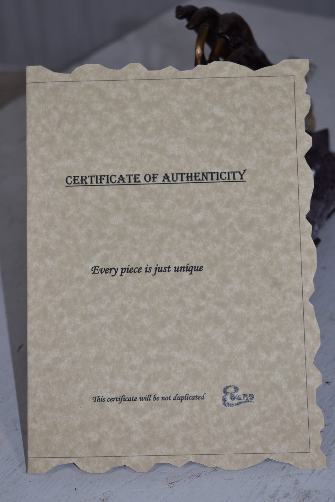 Passion, Bronze Statue from the Vidal Collection – COA included 7" x 10" x 20"H