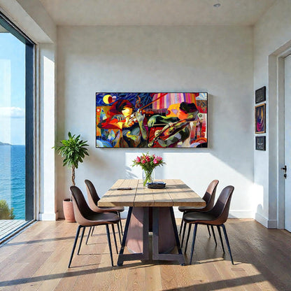 NIFAO Limited Edition Duet by Tadeo Zavaleta Art 54"x28"