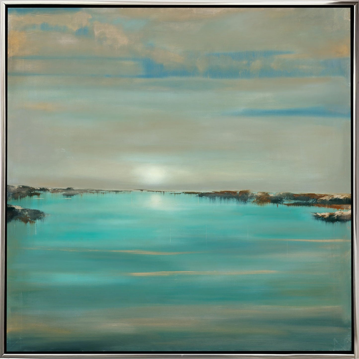 NIFAO Limited Edition Soneto by Mario Themme Abstract Art 41"x41"