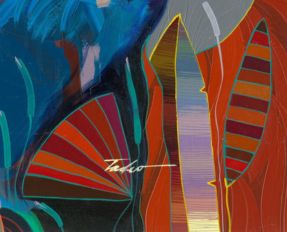NIFAO Limited Edition Danza del Amor by Zavaleta Art 50"x38"