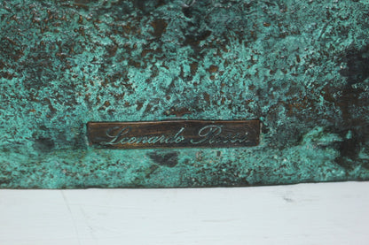 Lady on Wall fountain Bronze Statue Art Nude -  Size: 12"L x 9"W x 21"H.