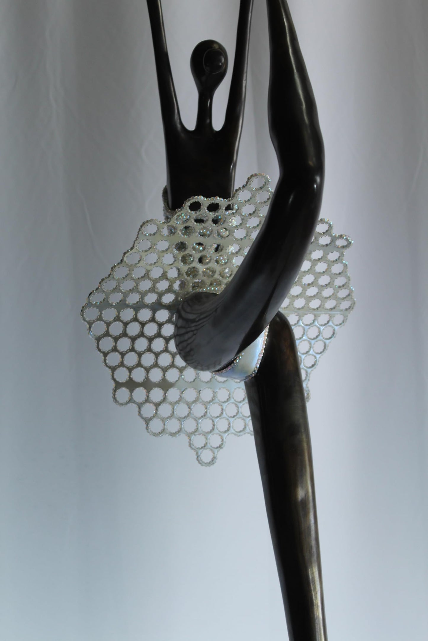 NIFAO Bronze Sculpture Tutu by Liliana Mendez Large Art Statue 24"x14"x72"H