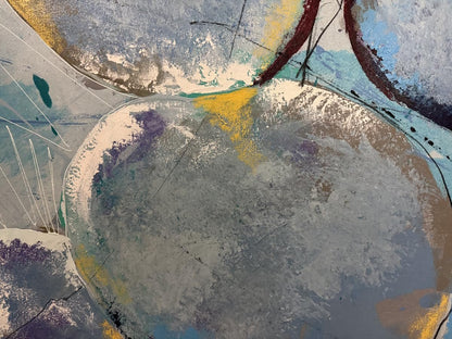 NIFAO Limited Edition Muted Moons by Mario Luca Art 56"x32"