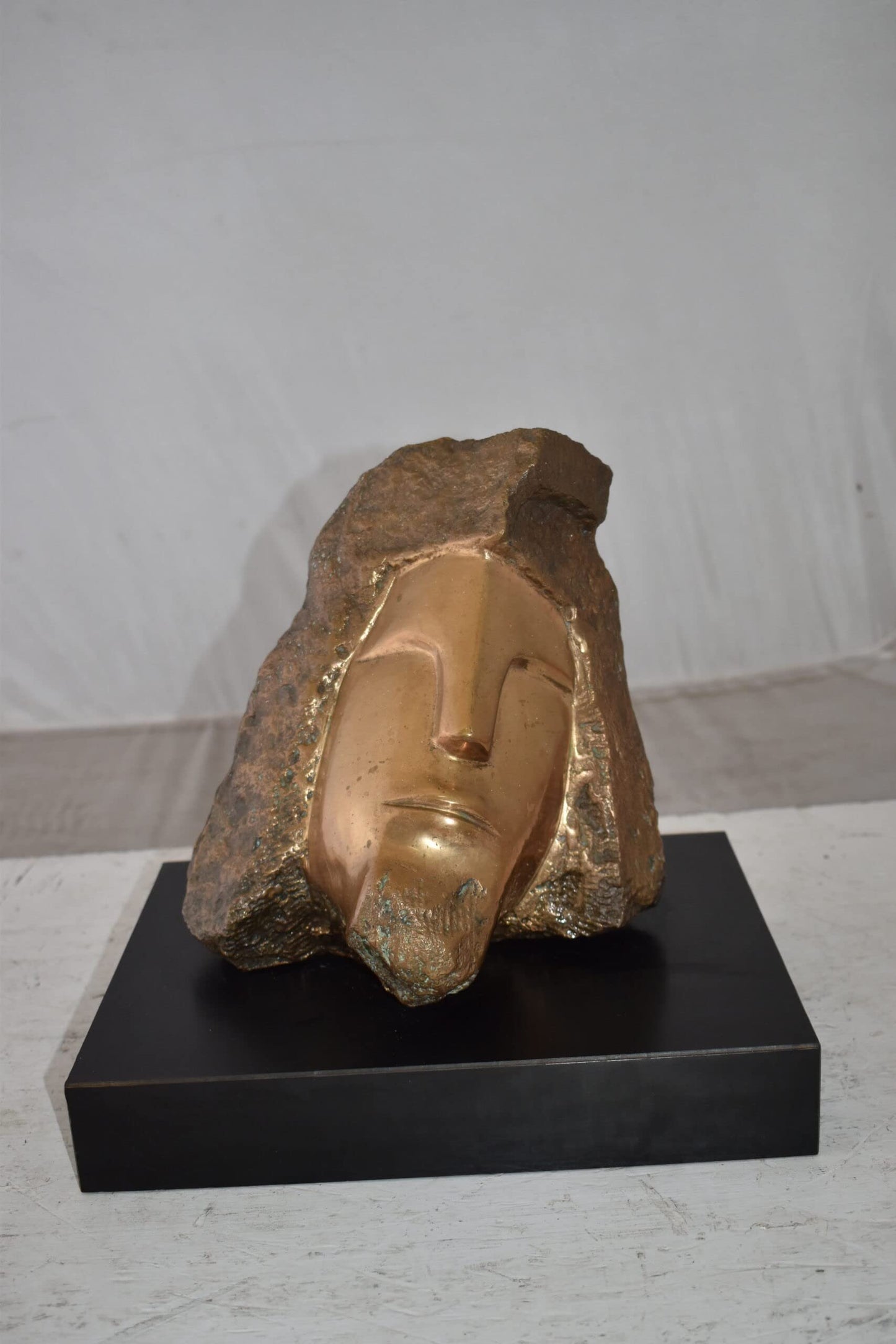Original Marilyn Newman Bronze Statue Titled the Pharoah Size: 40" x 27" x 23"H