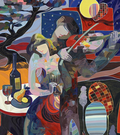 NIFAO Limited Edition Just Two of Us by Zavaleta Art 28"x38"